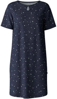 Calida Kurzarm-Nachthemd L&auml;nge 95 cm peacoat blue (32038)