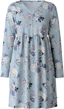 Calida Langarm-Nachthemd Länge 95 cm sterling blue (31537)