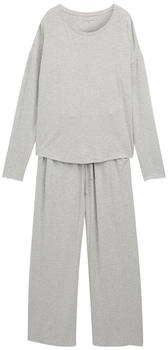Tom Tailor Basic Pyjama-Set grey-medium-melange / (60328_U821)
