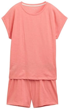 Tom Tailor Pyjama-Set mit Text-Print red-medium-solid / (60304_U420)