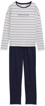Tom Tailor Pyjama-Set mit Streifenmuster blue stripe / (60336_U622)