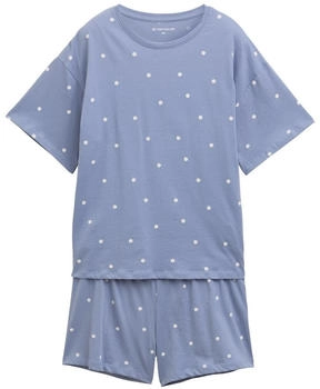 Tom Tailor Pyjama-Set mit Punktemuster blau-mittel-Punkte / (60332_U0627)
