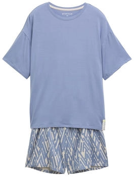 Tom Tailor Pyjama-Set mit Allover-Print blue-medium-allover / (60291_U625)