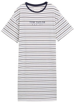 Tom Tailor Nachthemd mit Streifenmuster white-medium-horizontal stripe / (60338_U122)