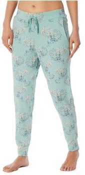 Schiesser Hose lang Bündchen Palmen Inseln jade - Mix+Relax (182056-713)