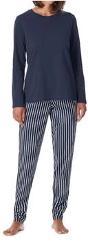 Schiesser Basic Schlafanzug (181753) blau