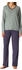 Schiesser Schlafanzug lang Ringel mineral Casual Essentials (181756-709)