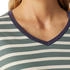 Schiesser Schlafanzug lang Ringel mineral Casual Essentials (181756-709)