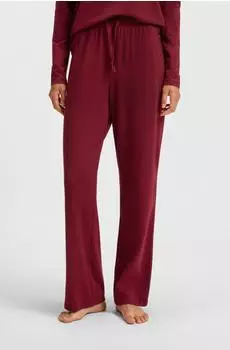 Hugo Boss Pyjama-Hose aus Stretch-Baumwolle mit Logo-Detail Style CI_Pants 50520148 Dunkelrot