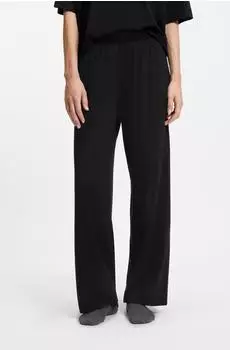 Hugo Boss Pyjama-Hose mit Monogramm-Print und Logo-Applikation Style B Logo_Pants 50550711 Schwarz