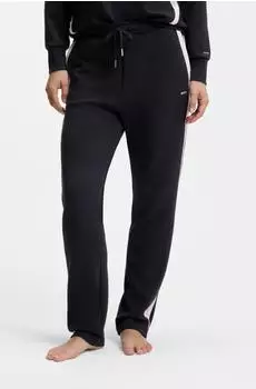 Hugo Boss Schmal geschnittene Jogginghose mit kontrastierenden Einsätzen Style Mirage_Pants 50557212 Schwarz