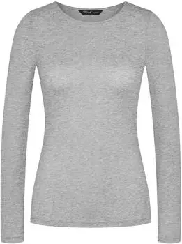 Triumph Beauty Layers Top mit langen ärmeln (10225656) slate