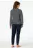 Schiesser Schlafanzug lang Ringel Leggings Casual Essentials (181967) nachtblau