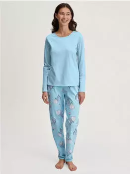 Calida Favourites Dreams Langarm-Shirt cascade blue