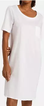 Hanro Cotton Silk Nachthemd (77953) weiß
