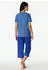 Schiesser Schlafanzug 3/4-lang royal Casual Essentials (181254-819)