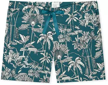 Schiesser Hose kurz Tropic grün Mix+Relax (182052-700)