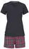 H.I.S Jeans Shorty Set 2-teilig mit karierter Shorts (513049) navy/pink