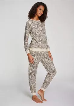 Vivance Dreams Dreams Pyjama creme/schwarz