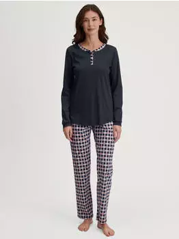 Calida Family & Friends Pyjama (41495) dark sapphire