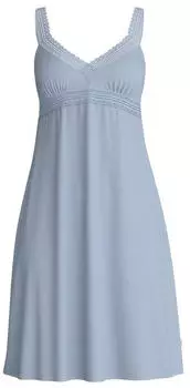 Calida Etude Ajours Nachthemd mit V-Ausschnitt (30953) aura blue