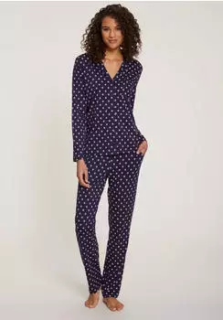 s.Oliver Pyjama Set, 2-teilig (35041265) hellblau/dunkelblau/hellpink