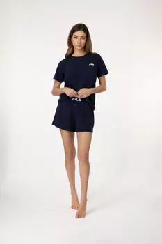 Fila Shorty Pyjama navy/wei&szlig;