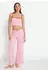 Lascana LSCN Pyjama Set 2-teilig mit Kontrast-Häkelkanten (94636251) rosé