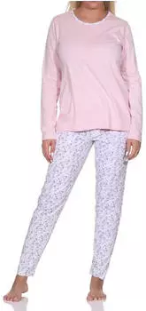 Normann Langarm Schlafanzug Set (12220110722) rosa