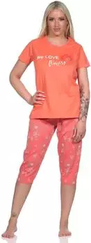 Normann Capri Pyjama apricot