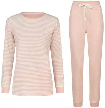 By Louise Terry Cloth Pyjama lang rose streifen