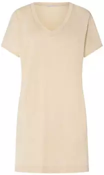 Hanro Laura Schlafhemd beige/oystergray