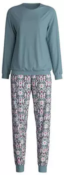 Calida Blooming Nights Pyjama (43696) smoke blue