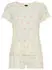 Lascana Dreams Nachthemd mit Herzchen-Druck off-white