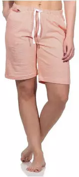 Normann Kurzarm Schlafanzug Shorty in Tupfen-Punkte Optik (12322490903) orange