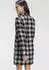 H.I.S Jeans Flanell Pyjama Set mit Allover-Karomuster schwarz-kariert