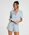 Hunkemöller Essential Pyjama Kurzärmelige Jersey-Jacke (43890663) hellblau