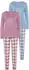Vivance Dreams Pyjama (31797929) mauve und graublau kariert