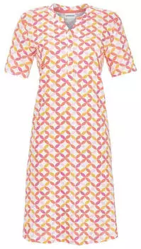 Ringella Sleepshirt Kurzarm Nachthemd mit Rundhals (6211040-328-48) helles campari