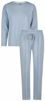 By Louise Lounge Set Schlafanzug 2-teilig dunkelblau