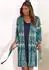 Lascana Kimono Kurzform mit Blumendruck (94033530) türkis