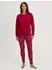 Calida Family & Friends Pyjama Langarm Rundhalsausschnitt Weihnachts-Motive (41295) deep red