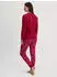 Calida Family & Friends Pyjama Langarm Rundhalsausschnitt Weihnachts-Motive (41295) deep red