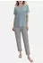 Tom Tailor Kurzarm-Pyjama mit V-Ausschnitt und Brusttasche (86399832) blau