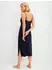 Calida Nachthemd Elegant Dreams Spaghetti-Träger (31158) dark lapis blue/marine