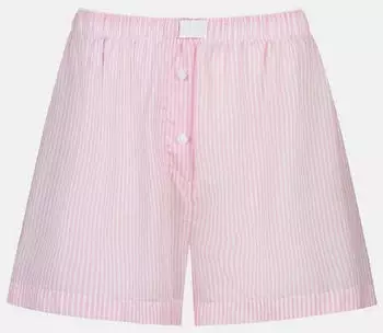 Mey Cotton Stripes Yoga Pants (1220102-1718) soft pink
