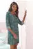 Lascana Nachthemd mit Blumen Allover-Druck (27653269) rauchblau/ecru