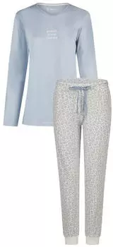 By Louise Langarm Pyjama Set 2-teilig mehrfarbig