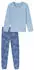 Schiesser Long Pyjama (182852) hellblau