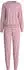 Calida Cotton Stripes Pyjama Langarm Rundhals Lockere Passform (48591) lilas